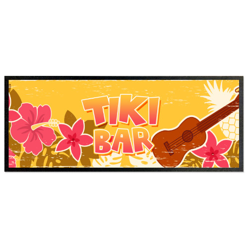 Tapis bar fête tiki - fête,