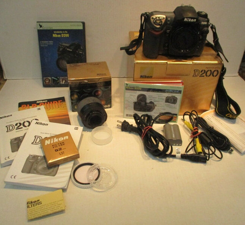 Nikon d200 black slr - black,