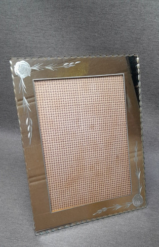 Ancien cadre photo verre - photo,