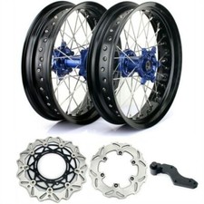 17" Roues Jantes Moyeu bleu Disques support pour KTM 250 350 450 EXC SX SX-F XCW