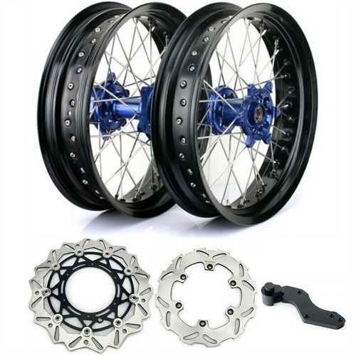 Roues jantes moyeu bleu - 17",