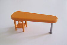 PLAYMOBIL (R208) MODERN HOUSE - Large Orange Kitchen Table 5329