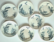 Assiettes anciennes terre de