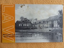 old catalogue: transportable or fixed agricultural electric motors L A W 
