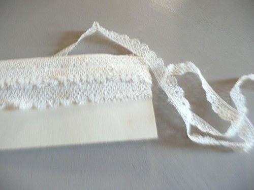 Dentelle ancienne coton - dentelle,