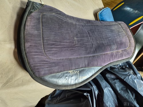 Western saddle pad used tacky - pad,
