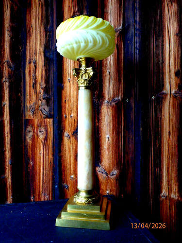 Grande lampe pétrole - lampe, à