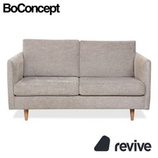 Sofa Canapé Deux Places En Tissu Gris BoConcept Indivi