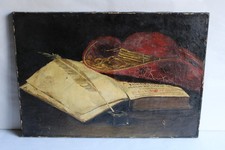 Ancien tableau huile sur toile