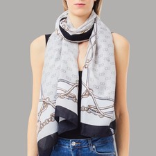 Liu Jo Écharpe Grise Glacée
