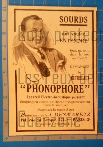 Phonophore appareil electro - phonophore,