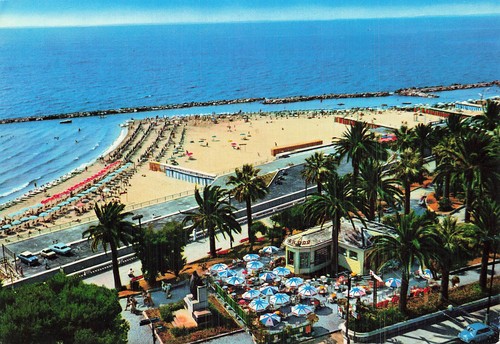 Italie sanremo plage ponant - sanremo, du