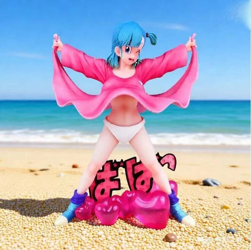 Figurine bulma jupe - bulma, levée