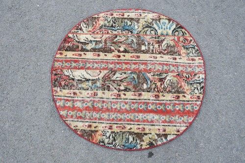 Tapis vintage rond 9 - vintage,,
