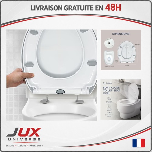 Abattant cuqoo frein - abattant,