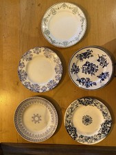 Lot de 5 assiettes anciennes différentes manufactures