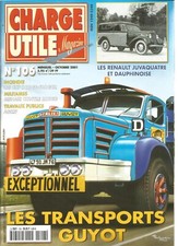 CHARGE UTILE N°106 JUVAQUATRE & DAUPHINOISE /TRANS GUYOT / AGRIP / MATHIS MOLINE