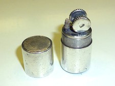 VINTAGE 925 Sterling Silver Pocket Lighter - Cylinder Shaped Lighter
