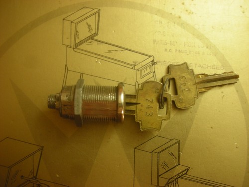 Serrure flipper bally - serrure,