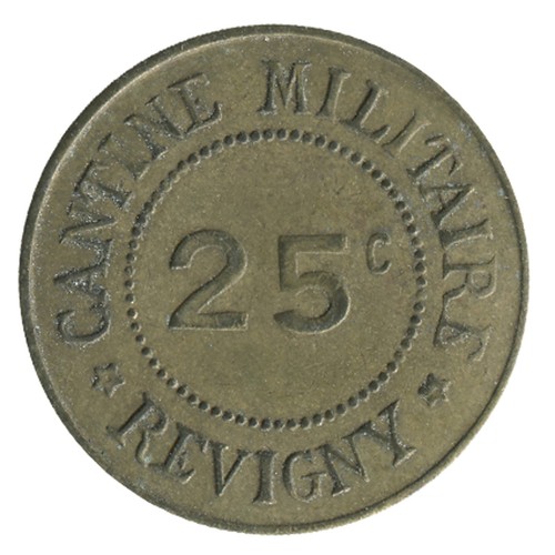 Centimes cantine militaire - 25,