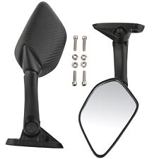 Pair of Universal A-Pro Black Motorcycle Scooter Mirrors for