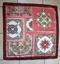 Foulard vintage .Signé Ted