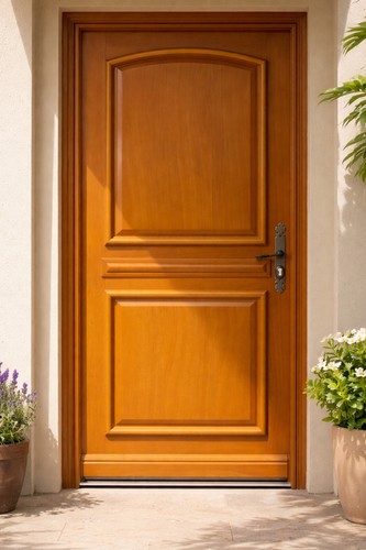 Porte entrée bois - porte,