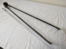 Ancienne grande Pince à bois en acier Accessoire de Cheminée, Poêle 66cm de long