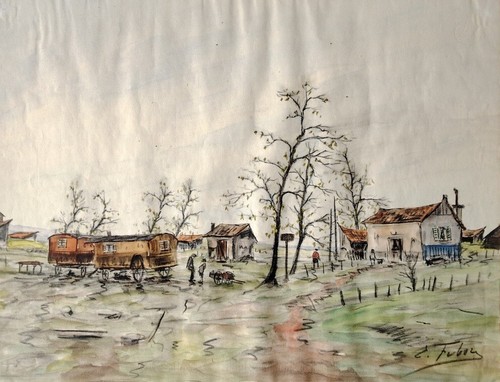 Peinture édouard febvre - d, 'Édouard