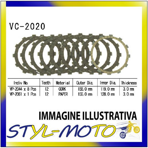 Kit disques embrayage - kit, en