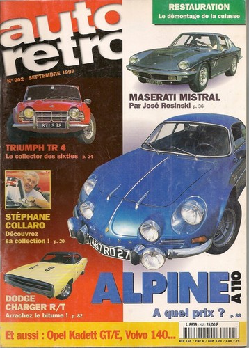 Auto retro 202 triumph - triumph, tr4