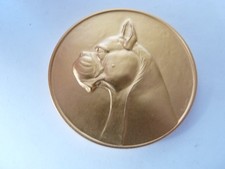 Médaille bronze Chien Boxer
