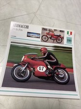 Aermacchi 350 Ala d'Oro 1969 carte moto de collection Atlas Italie