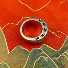 Hermes Silver Ring Bague Clarte