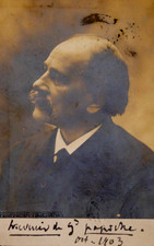 Jules Massenet - Portrait Dedicated to His Grandson - Autograph