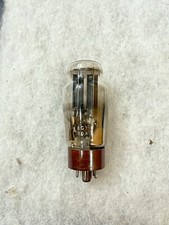 Plaque noire soudée Mullard GZ32 5V4G CV729 D Getter NOS valeur de test équil...