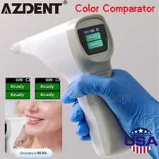 Dental LED Tooth Color Comparator Set Digital Shade Guide Teeth Whitening AZDENT