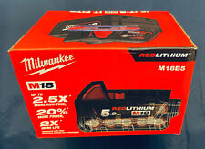Milwaukee®️ M18 B5 18V 5.0 Ah Batterie Originale Rechargeable RedLithium
