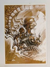 Ex-libris Graff Vatine Keramidas locomotive Malfin