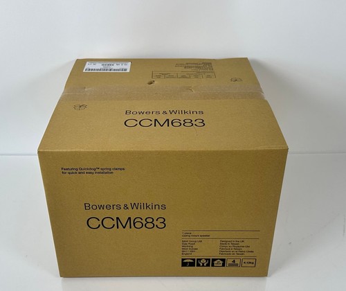 Bowers wilkins ccm683 - &, 8"