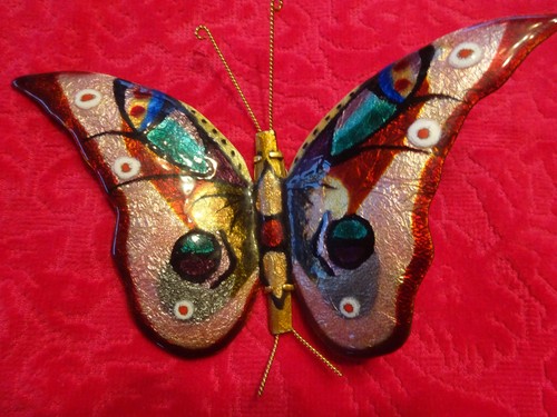 Emaux limoges papillon - emaux,