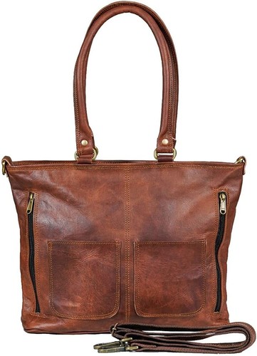 Sac cabas cuir - sac, véritable