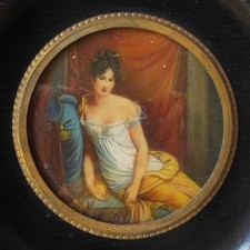 Ancienne PEINTURE MINIATURE