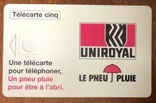 TIRE UNIROYAL TELECARD REF PHONECOTE Gn266 CHIPLESS DUMMY PHONE CARD CARD