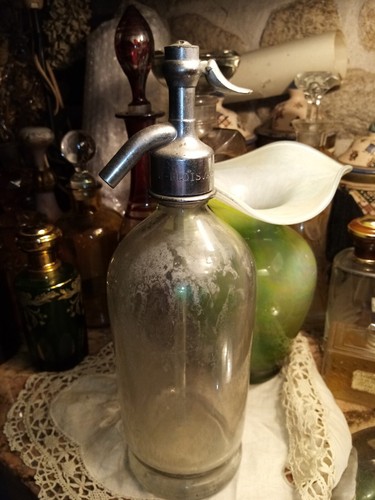 Rare bouteille avec siphon - ,