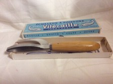 ANCIEN ECAILLEUR A POISSONS VITECAILLE INOXYDABLE  NOGENT EN BOITE D'ORIGINE
