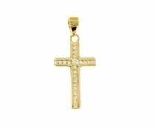 Pendentif Croix en or Jaune Ou