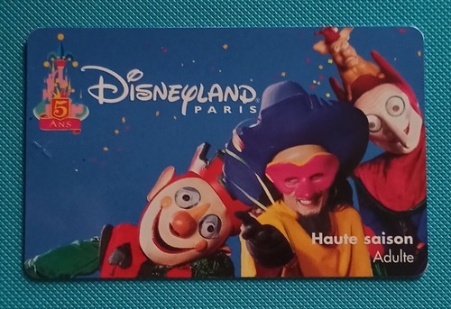 Carte passeport disneyland - carte,