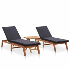 2 CHAISES LONGUES TRESSEES