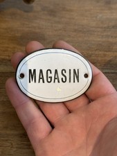 Antique Shop Enamel Plaque 